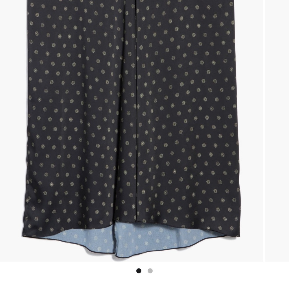 Vince Black and White Patterned Skirt